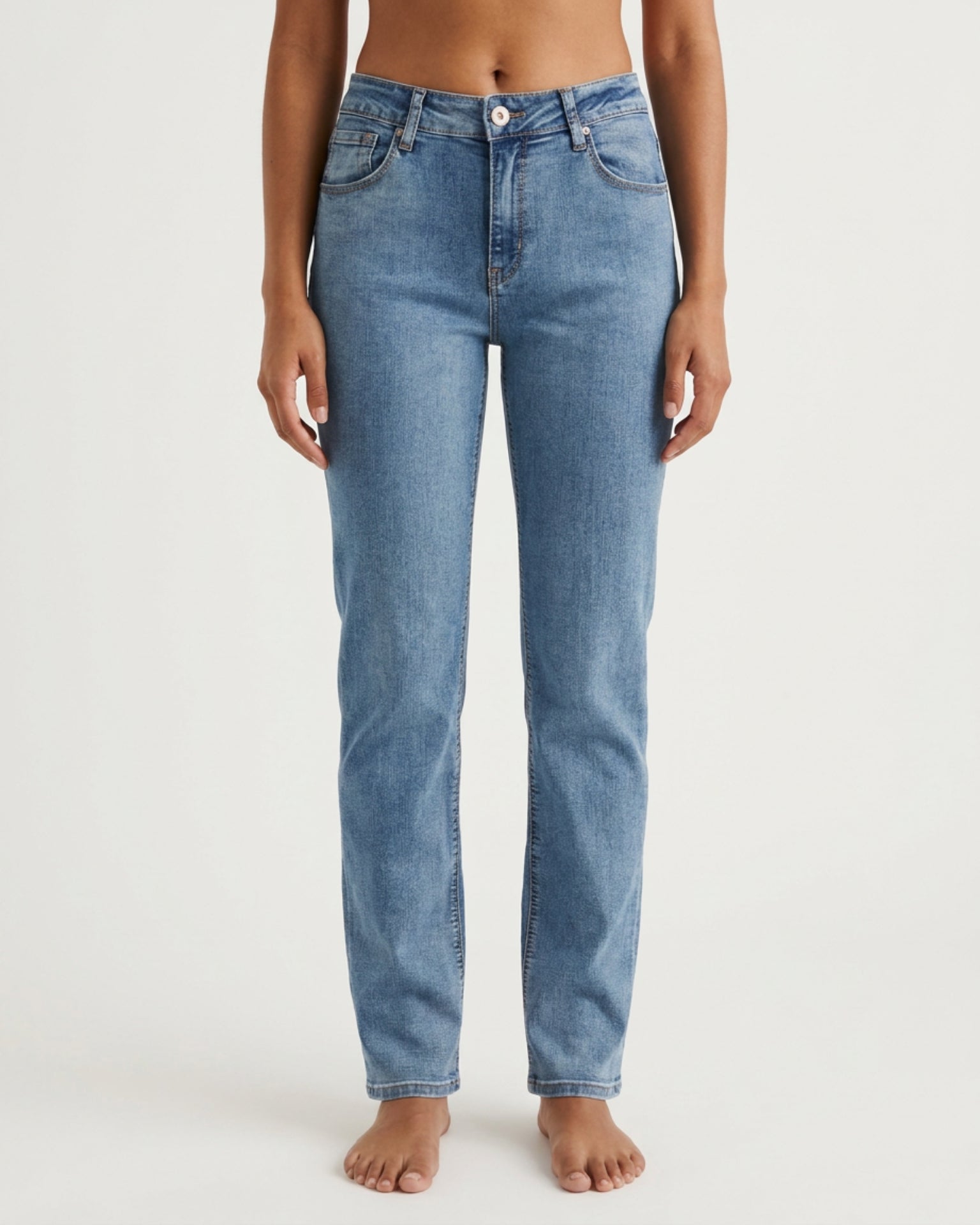 MARC LAUGE LOYAL BOOTCUT DENIM JEANS DENIM/TWILL 919699 BENNETON LIGHT BLUE