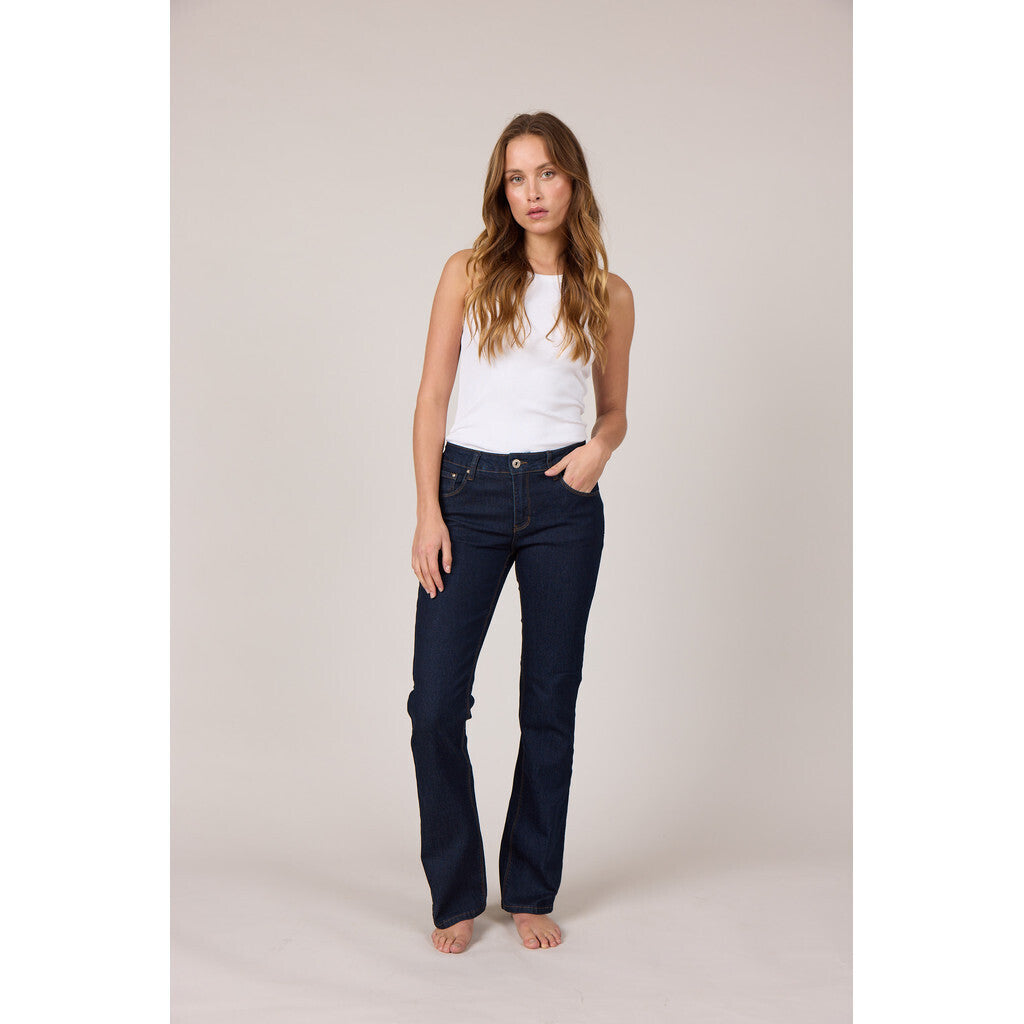 MARC LAUGE LOYAL DENIM BOOTCUT JEANS JEANS BASIC 9696 BLUE DENIM USED