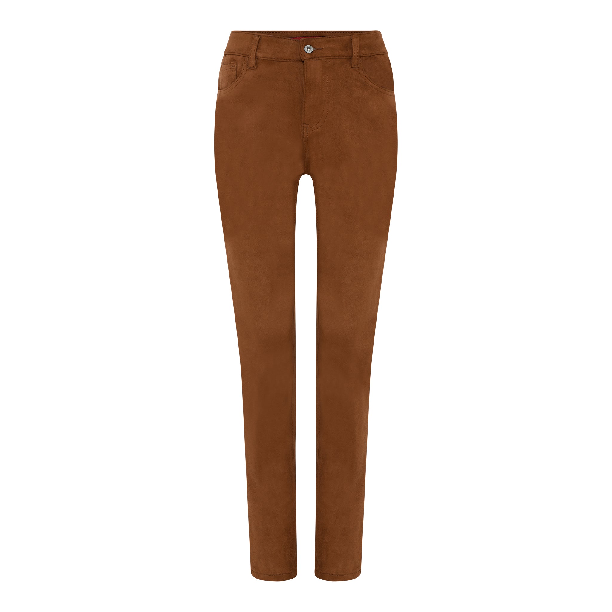 MARC LAUGE LUCY SUEDE PANT PANTS 137 TOBACCO