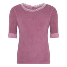 M JEANS LULU RIB LACE BLOUSE L/SL BLOUSE/SHIRT