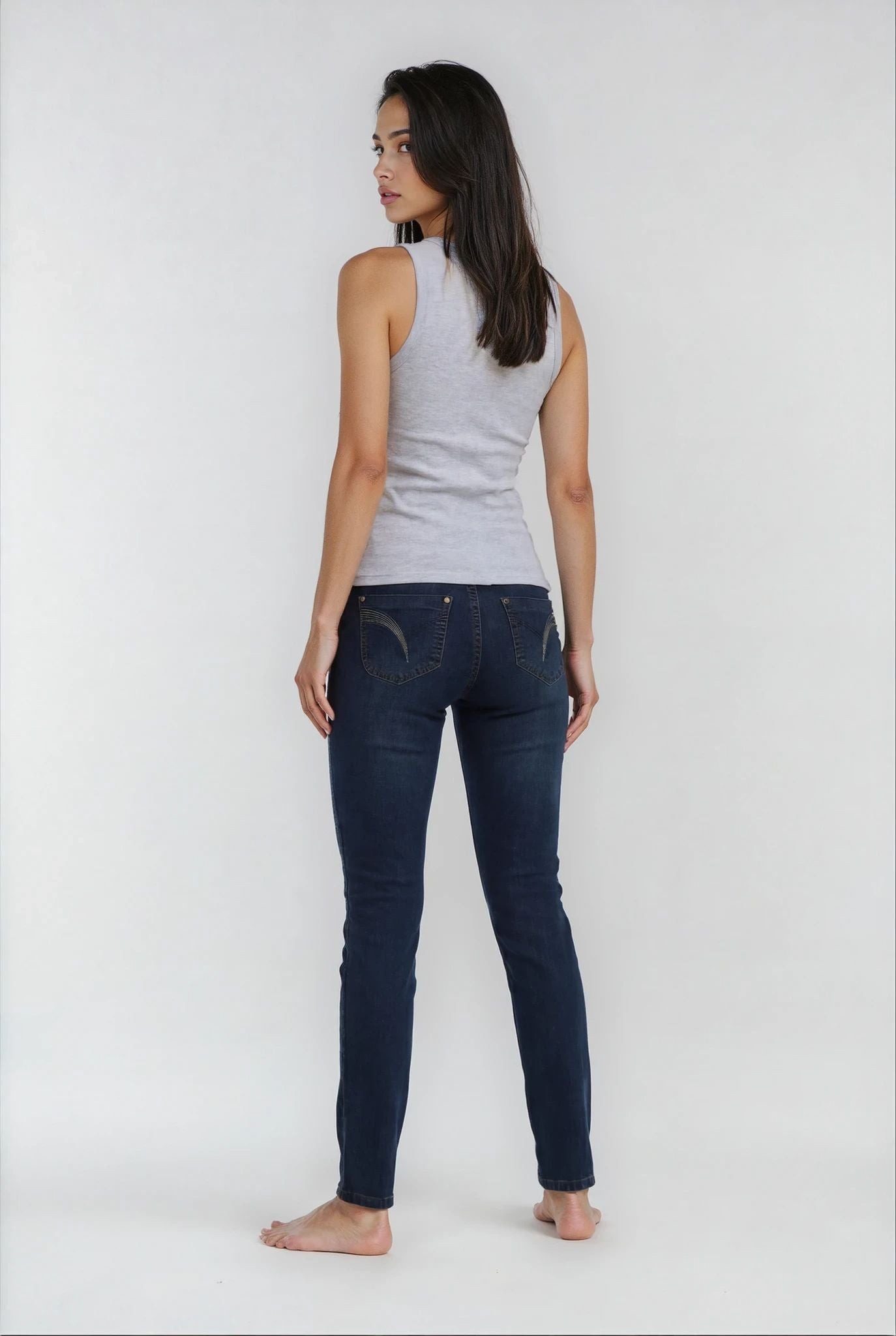 MARC LAUGE LUNA DENIM JEANS DENIM/TWILL 9696 BLUE DENIM USED