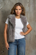 MAPP LUX FUR VEST OUTERWEAR 136 FANGO