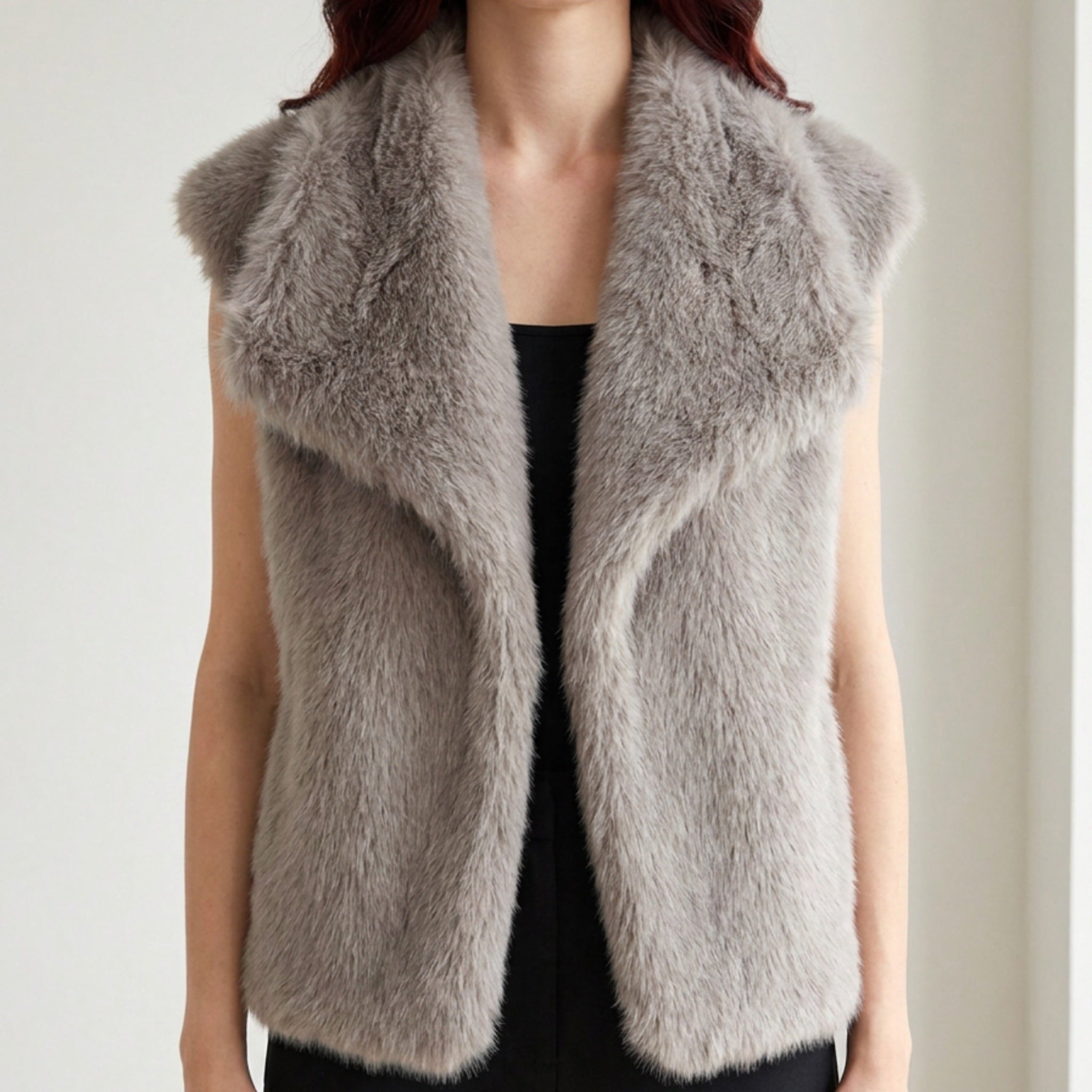 MAPP LUX FUR VEST OUTERWEAR 136 FANGO