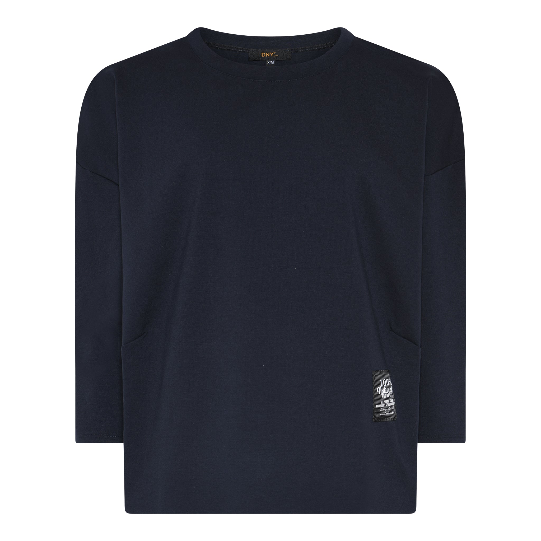 DNYcph LUX JOG BLOUSE SWEATS/VELOUR 104 NAVY