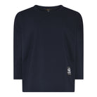 DNYcph LUX JOG BLOUSE SWEATS/VELOUR 104 NAVY