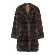 M JEANS LUX MINKY JACKET OUTERWEAR 129 CHOCOLATE