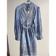 MARC LAUGE LUX PAISLEY DRESS DRESS/JUMPSUIT 107 SOFT BLUE