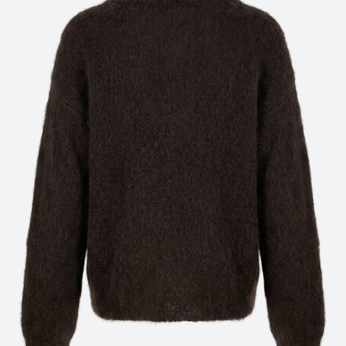 MOONDUST LUX POLO KNIT MOHAIR KNITWEAR 129 CHOCOLATE