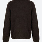 MOONDUST LUX POLO KNIT MOHAIR KNITWEAR 129 CHOCOLATE