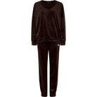 M JEANS LUX VELOUR SET SWEATS/VELOUR 129 CHOCOLATE