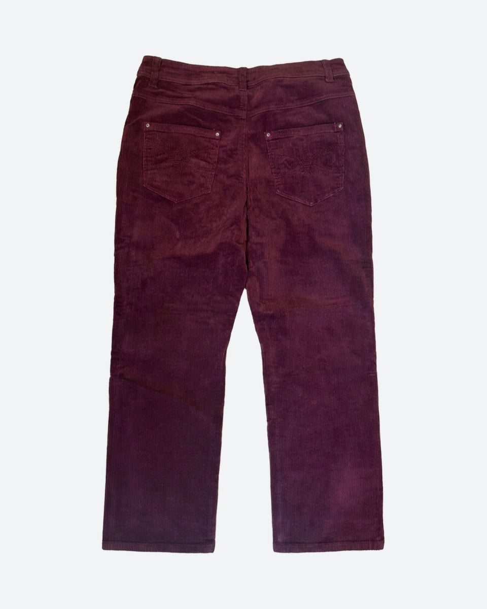 MARC LAUGE Lena 11W Corduroy Jeans CORD/FLØJL 400 BORDEAUX