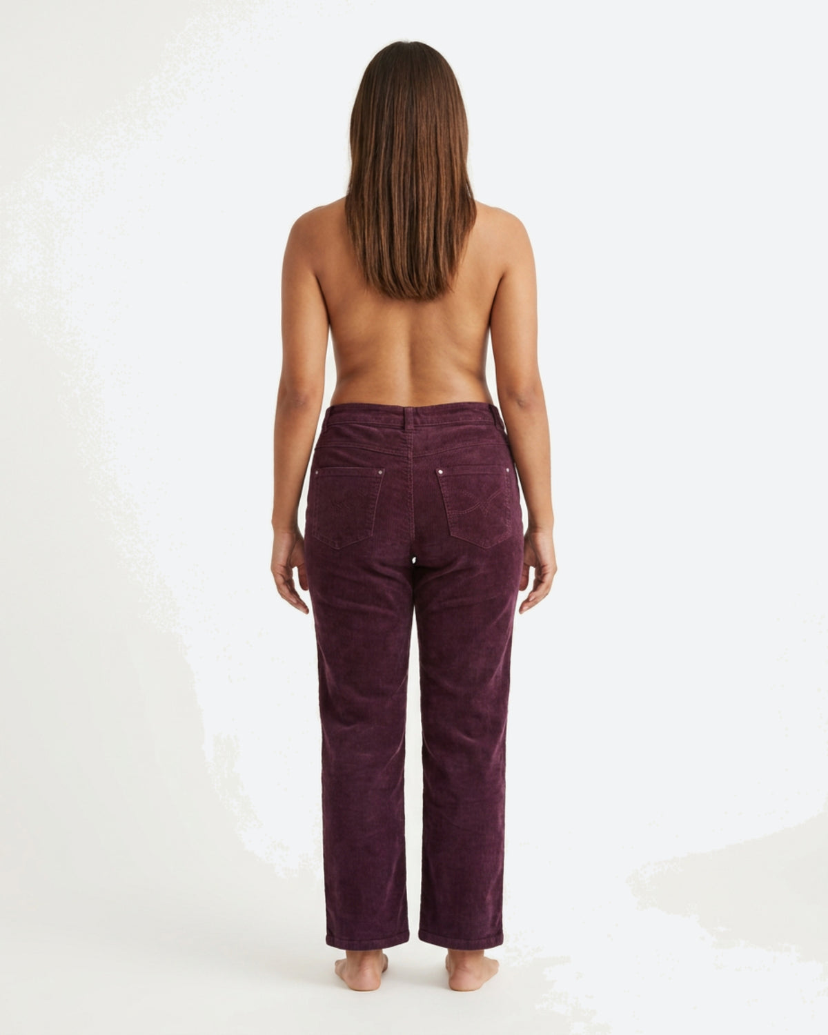 MARC LAUGE Lena 11W Corduroy Jeans CORD/FLØJL 400 BORDEAUX