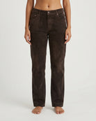 MARC LAUGE Lena 11W Corduroy Jeans CORD/FLØJL 129 CHOCOLATE
