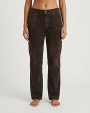 MARC LAUGE Lena 11W Corduroy Jeans CORD/FLØJL 129 CHOCOLATE