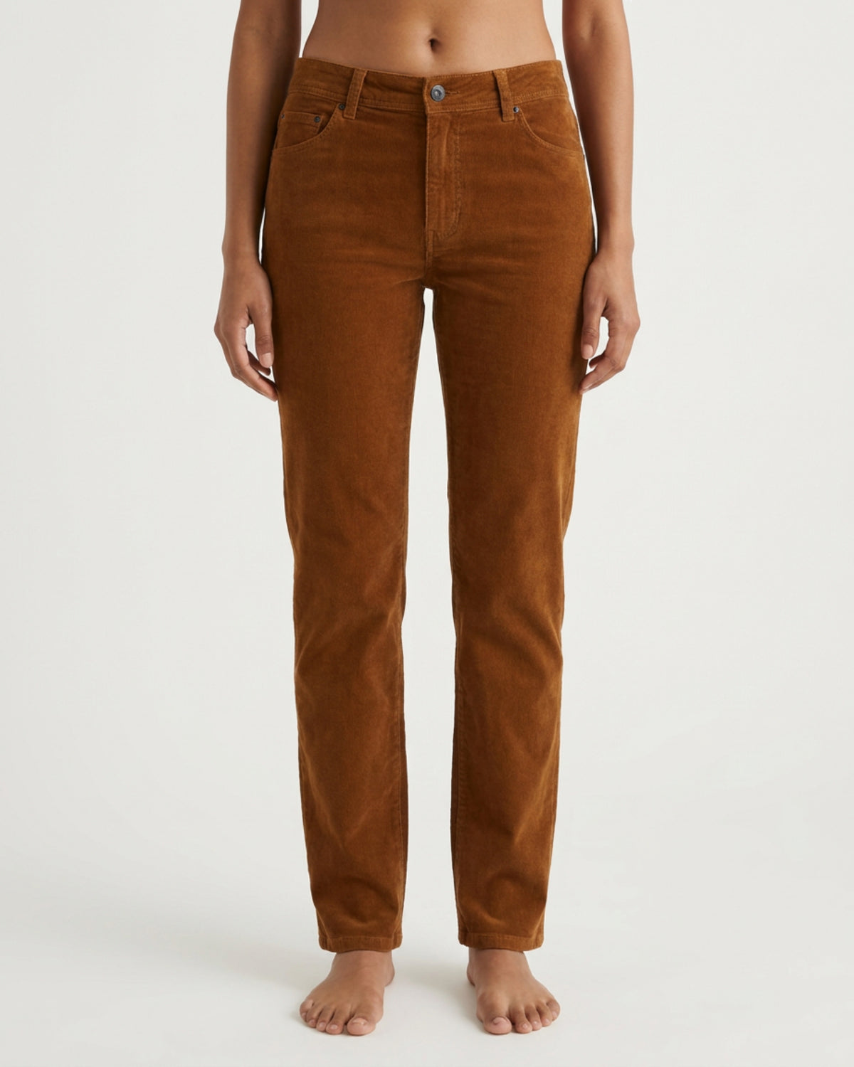MARC LAUGE Lena Baby Corduroy Jeans CORD/FLØJL 137 TOBACCO