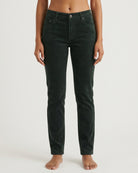 MARC LAUGE Lena Baby Corduroy Jeans CORD/FLØJL 546 BOTTLE GREEN