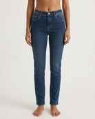 MARC LAUGE Lena Straight Leg Jeans | Denim DENIM/TWILL 9296 BLUE