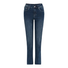 MARC LAUGE Lena High Waist Straight Leg Jeans | Marc Lauge DENIM/TWILL 9296 BLUE