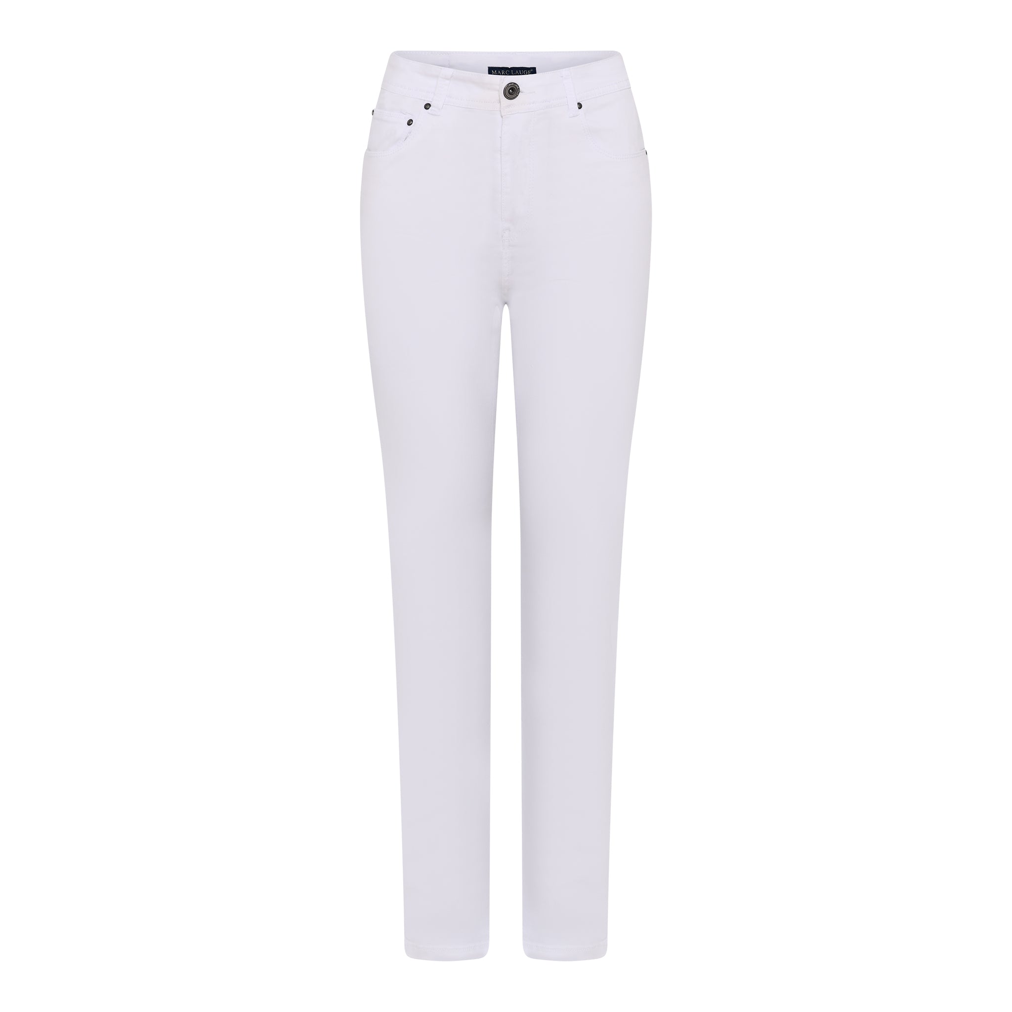 MARC LAUGE Lena Straight Leg Twill Jeans DENIM/TWILL 10 WHITE