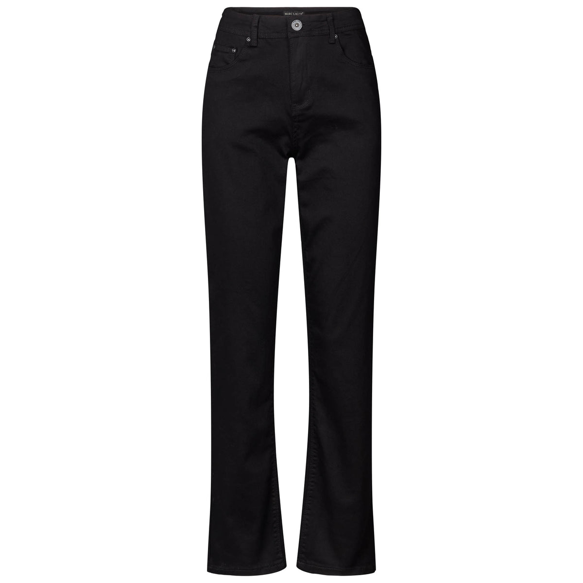 MARC LAUGE Lena Straight Leg Twill Jeans DENIM/TWILL 80 BLACK