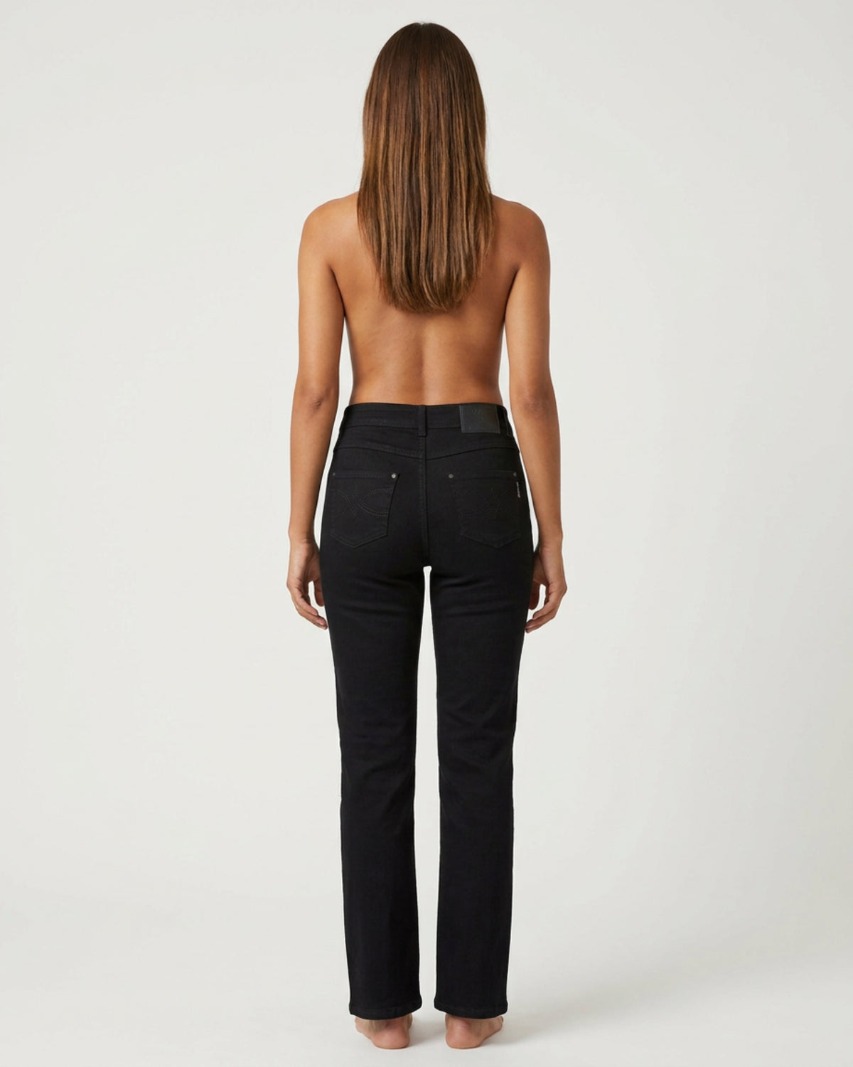 MARC LAUGE Lena Twill Jeans DENIM/TWILL 80 BLACK