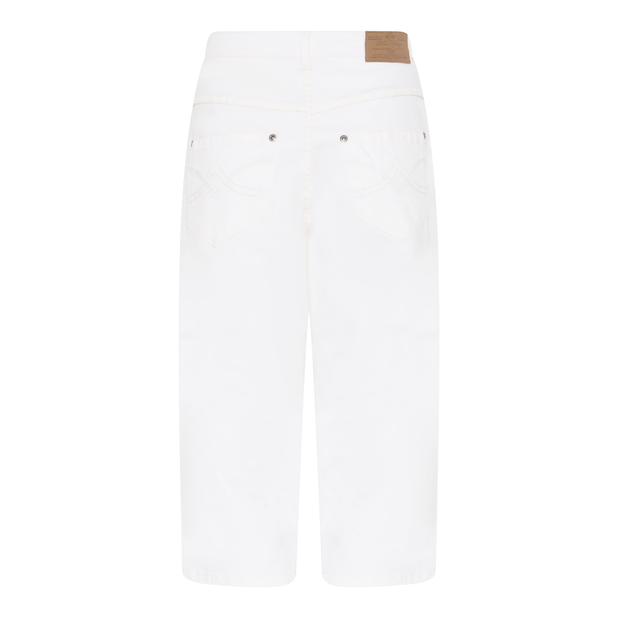 MARC LAUGE Lena Twill Pirate PANTS 3/4 10 WHITE