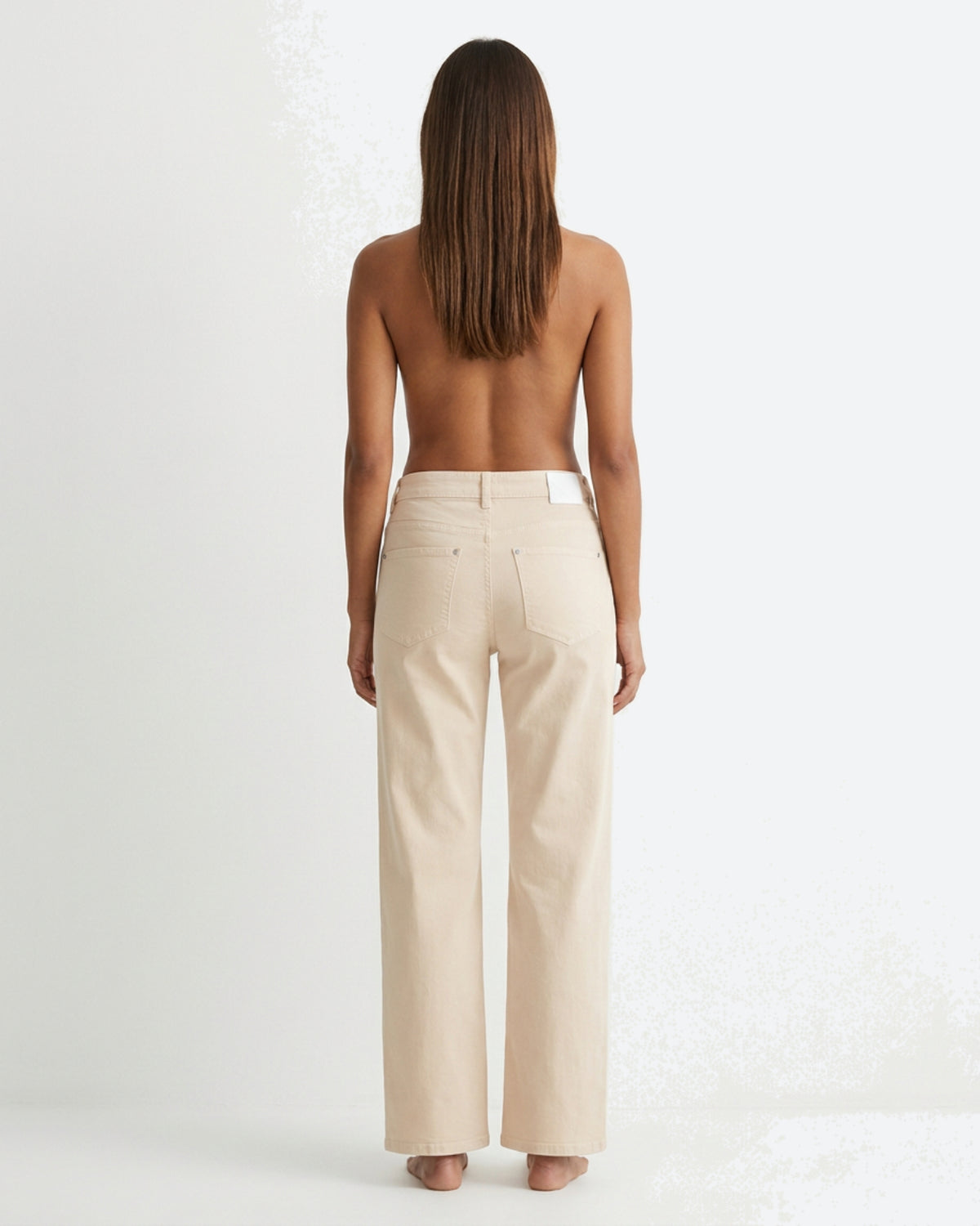 M JEANS Lena Vega Straight Baby Corduroy Jeans CORD/FLØJL 27 SAND