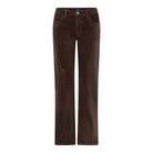 M JEANS Lena Vega Straight Corduroy 11W Jeans CORD/FLØJL 129 CHOCOLATE