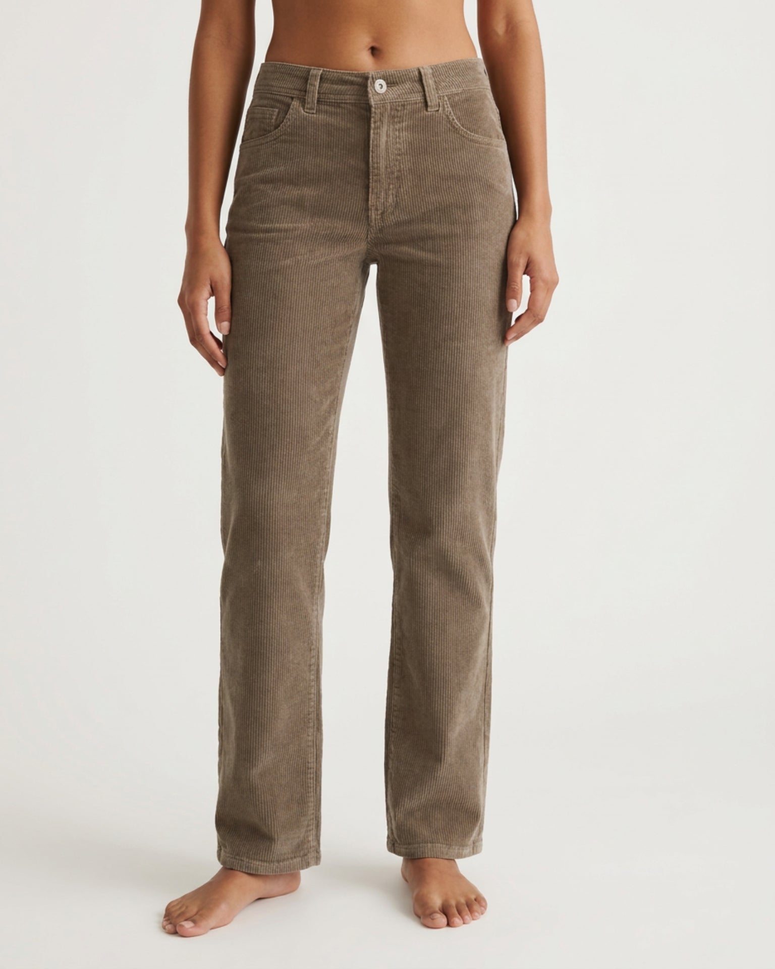 M JEANS Lena Vega Straight Corduroy 11W Jeans CORD/FLØJL 136 FANGO