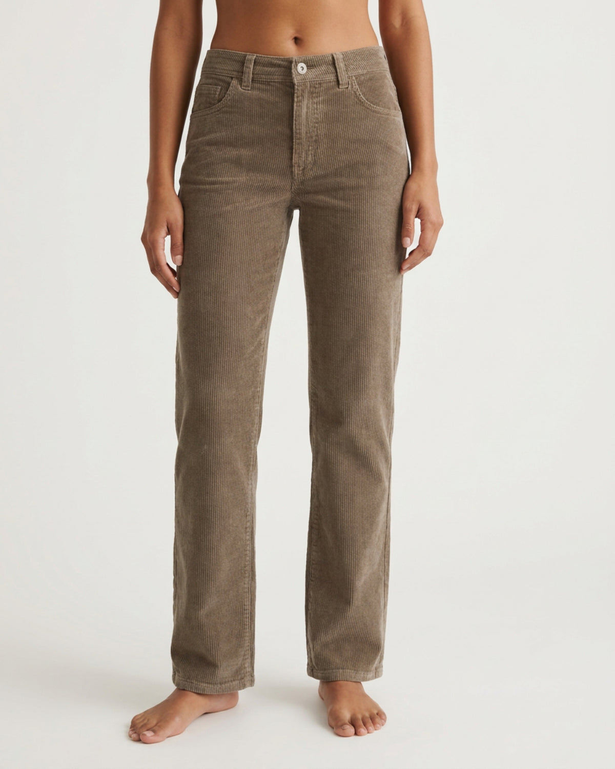 M JEANS Lena Vega Straight Corduroy 11W Jeans CORD/FLØJL 136 FANGO