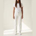 M JEANS Lola Chino 3/4 Twill Jeans DENIM/TWILL 10 WHITE