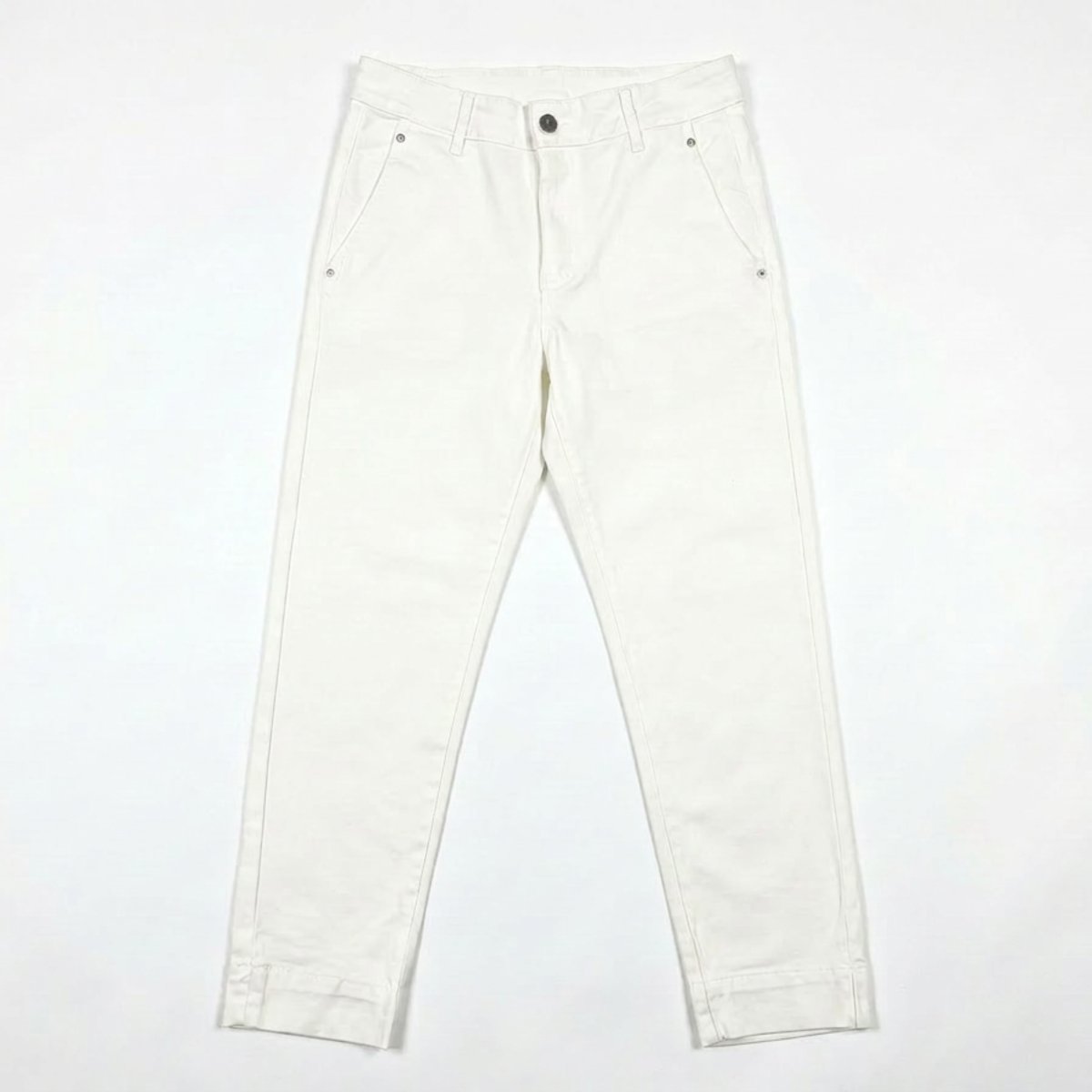 M JEANS Lola Chino 3/4 Twill Jeans DENIM/TWILL 10 WHITE