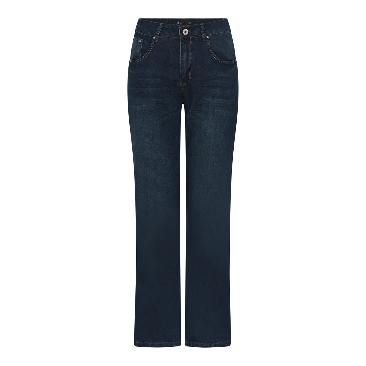MARC LAUGE Loyal Bootcut Jeans DENIM/TWILL 9696 BLUE DENIM USED