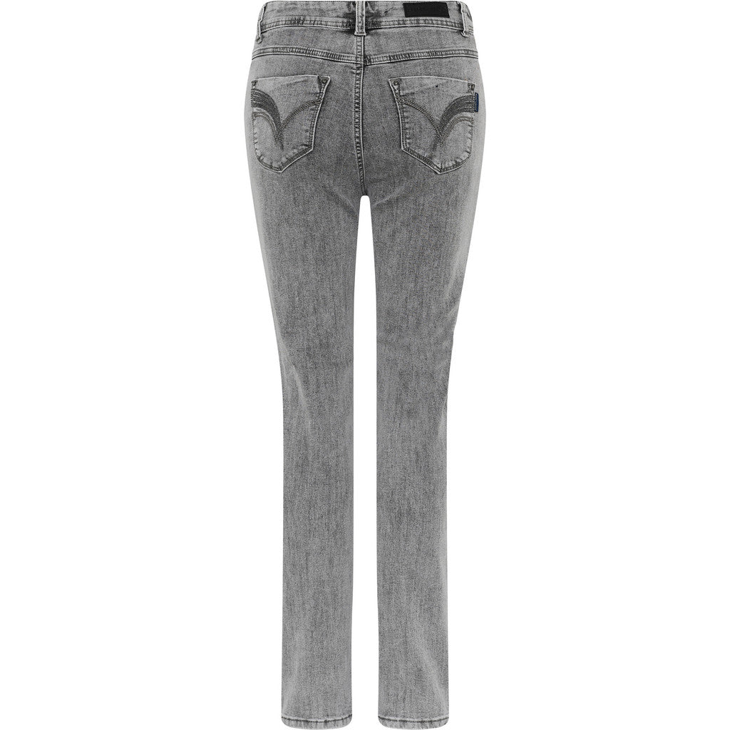 MARC LAUGE Luna Straight Leg Jeans DENIM/TWILL 579699 GREY USED DENIM