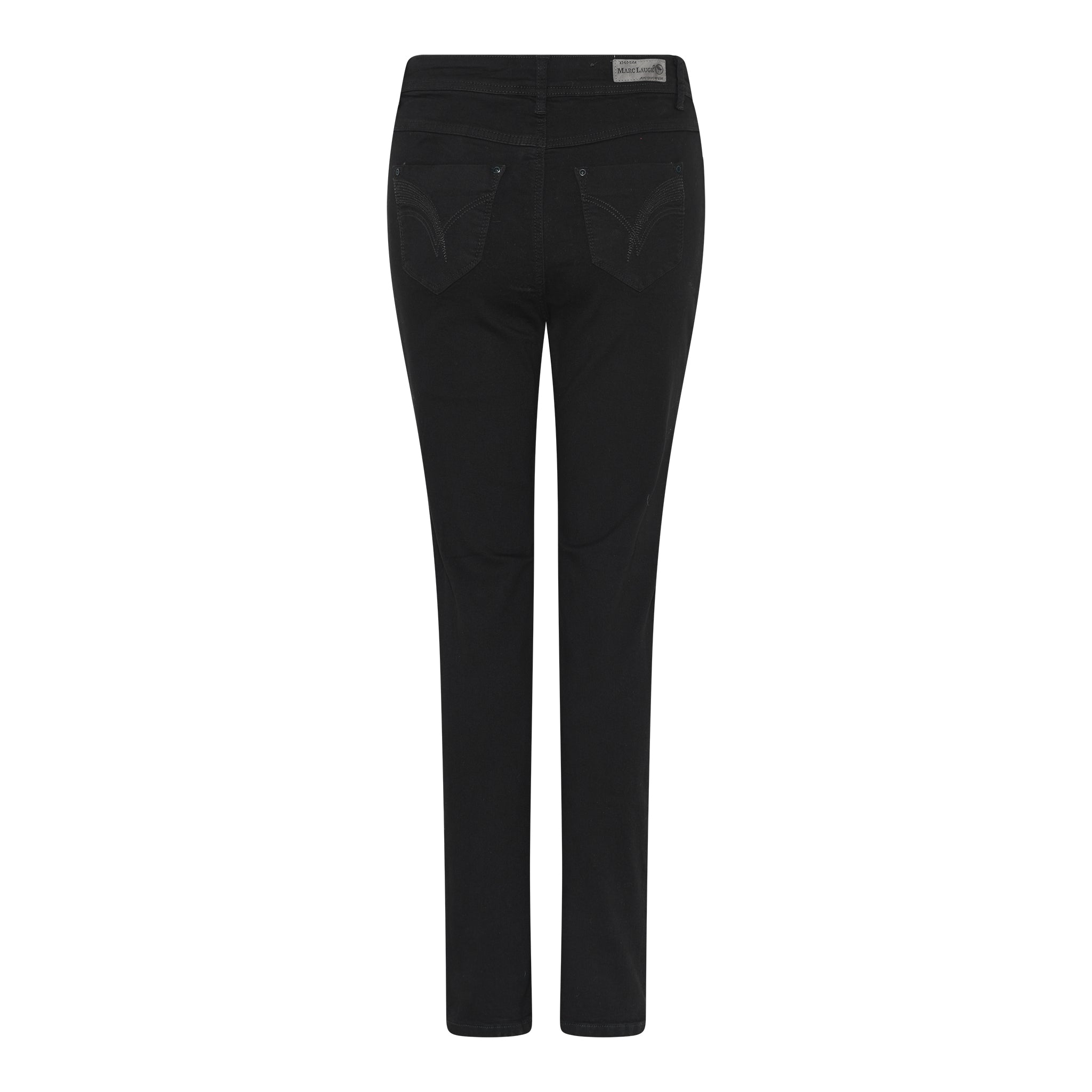 MARC LAUGE Luna Straight Leg Jeans DENIM/TWILL 81 BLACK DENIM
