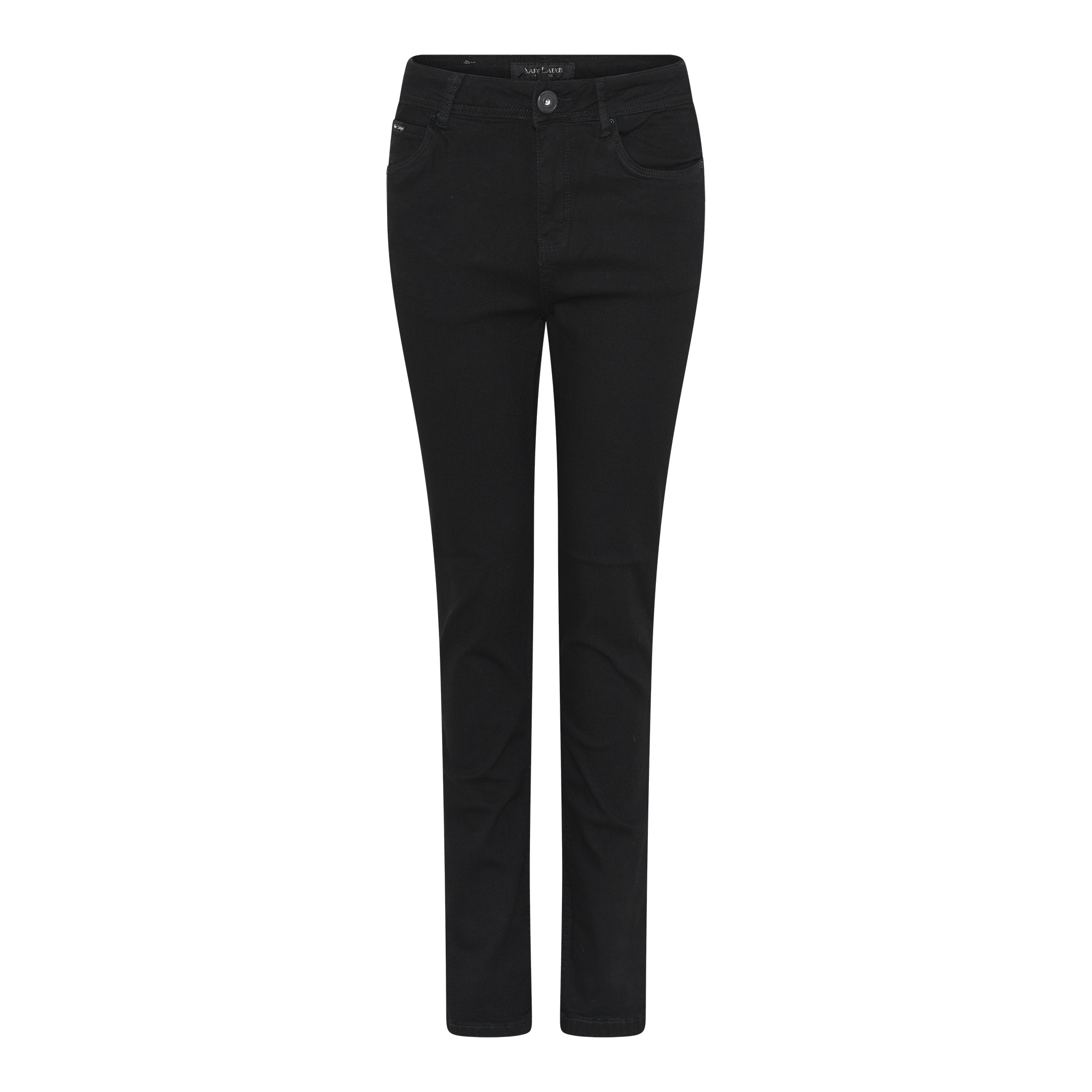 MARC LAUGE Luna Straight Leg Jeans DENIM/TWILL 81 BLACK DENIM