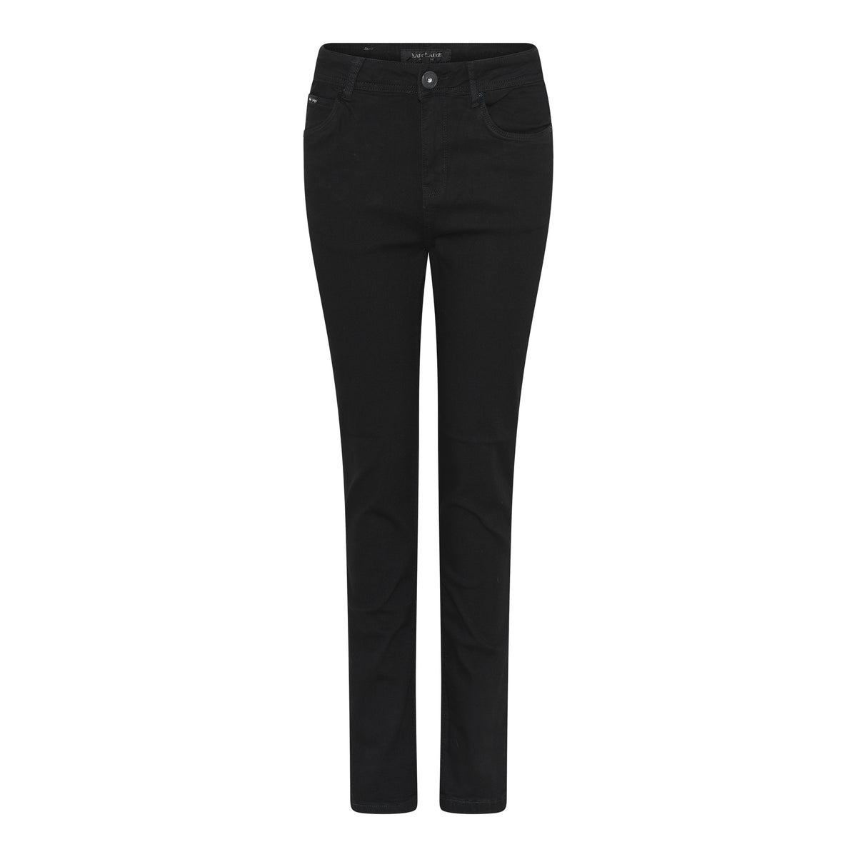 MARC LAUGE Luna Straight Leg Jeans DENIM/TWILL 81 BLACK DENIM