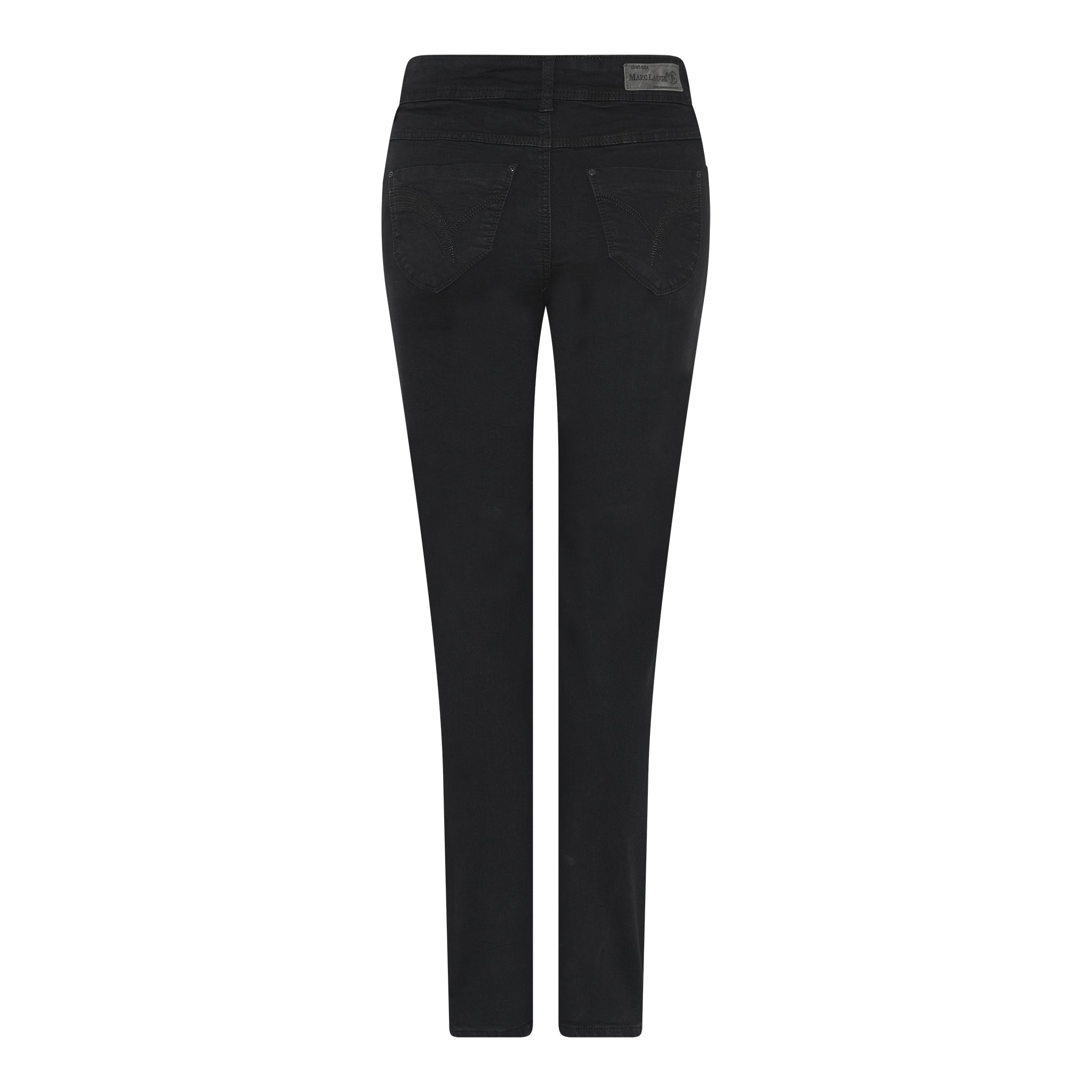 MARC LAUGE Luna Straight Leg Jeans DENIM/TWILL 86 BLUE OVERDYED BLACK