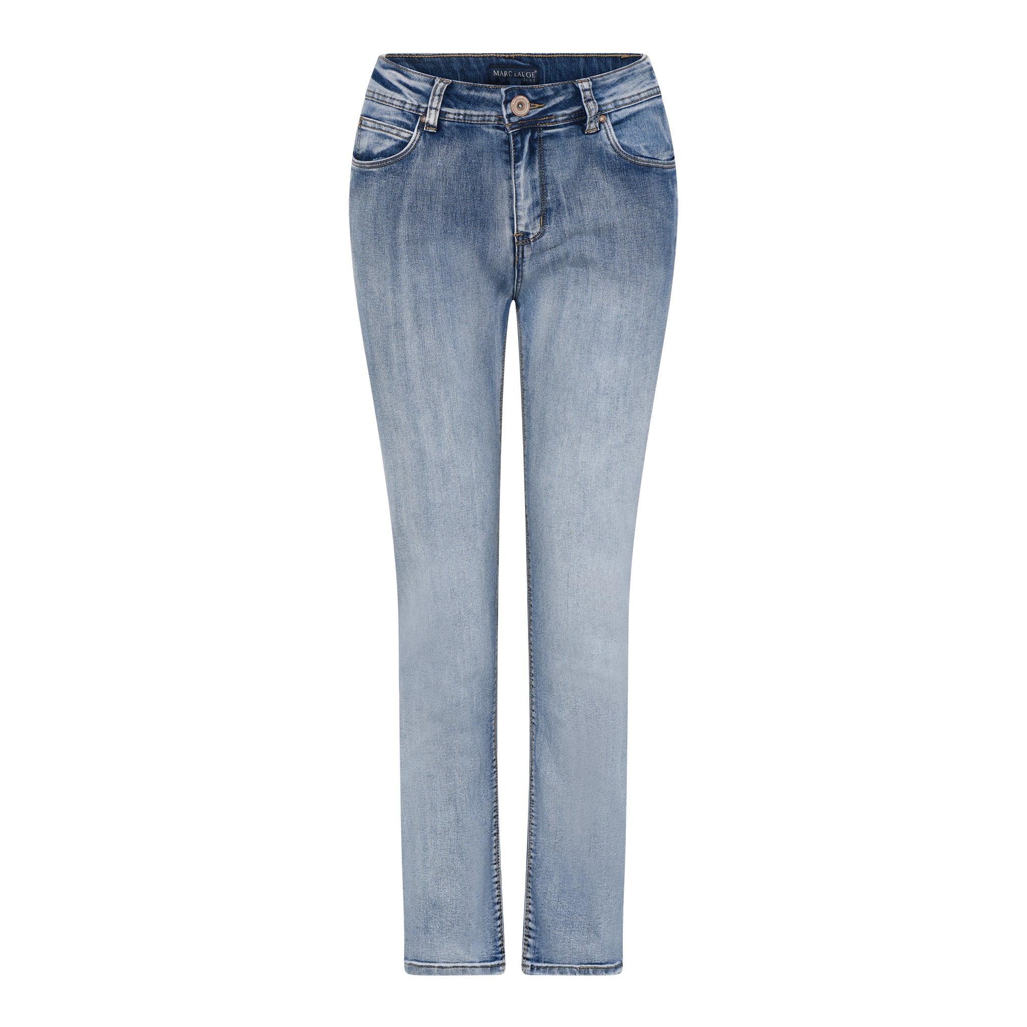 MARC LAUGE Luna Straight Leg Jeans DENIM/TWILL 9196 LIGHT BLUE USED
