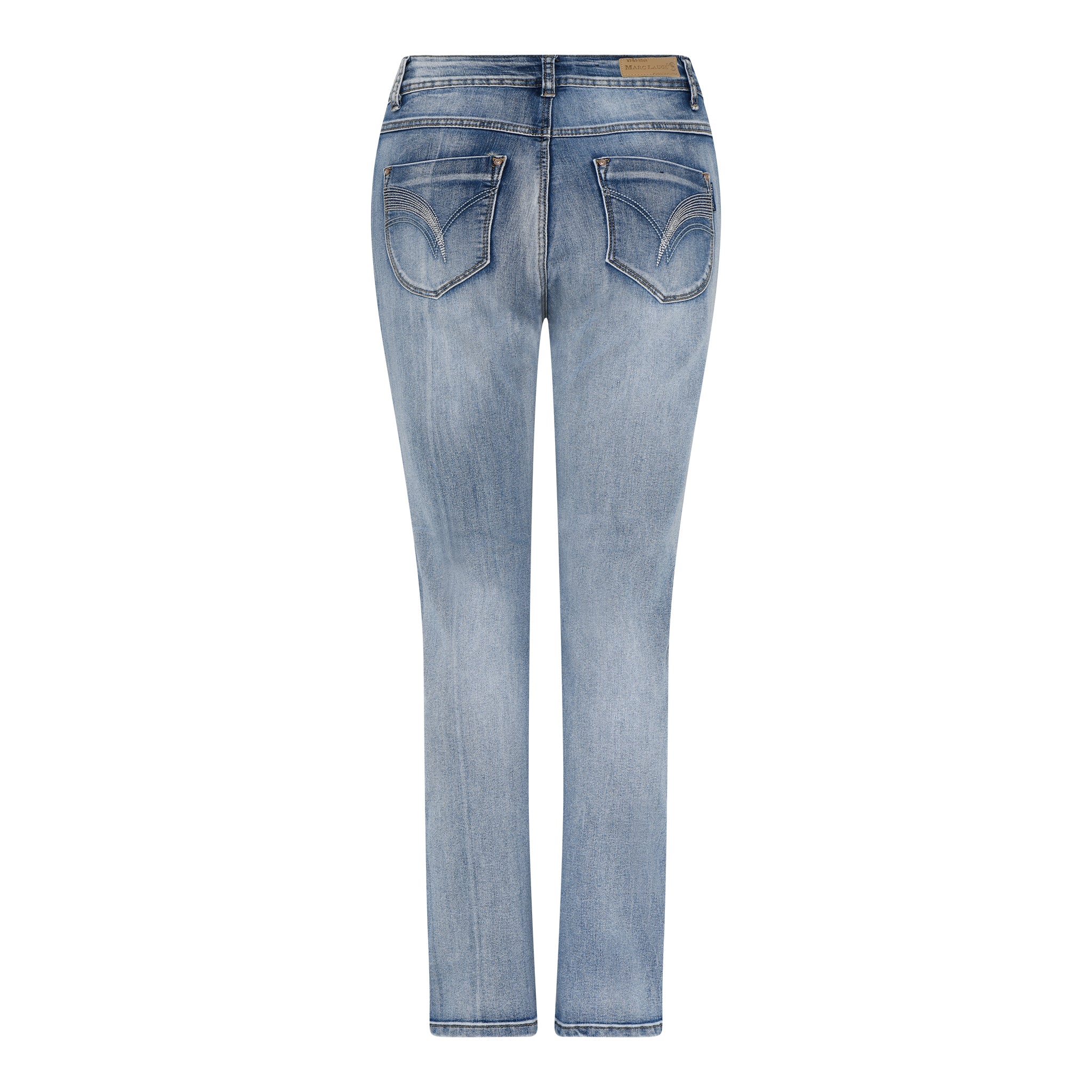MARC LAUGE Luna Straight Leg Jeans DENIM/TWILL 9196 LIGHT BLUE USED