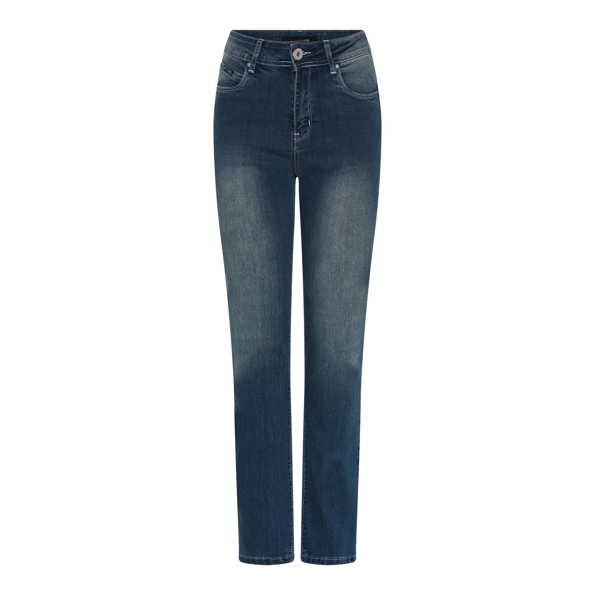 MARC LAUGE Luna Straight Leg Jeans DENIM/TWILL 9296 BLUE