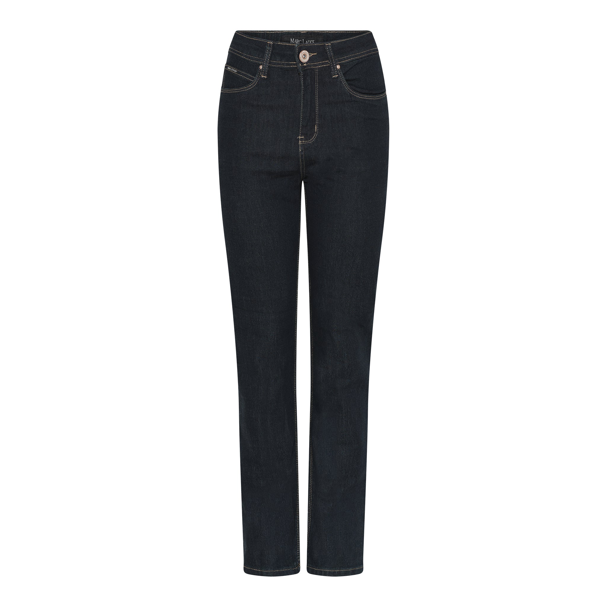MARC LAUGE Luna Straight Leg Jeans DENIM/TWILL 97 DARK BLUE