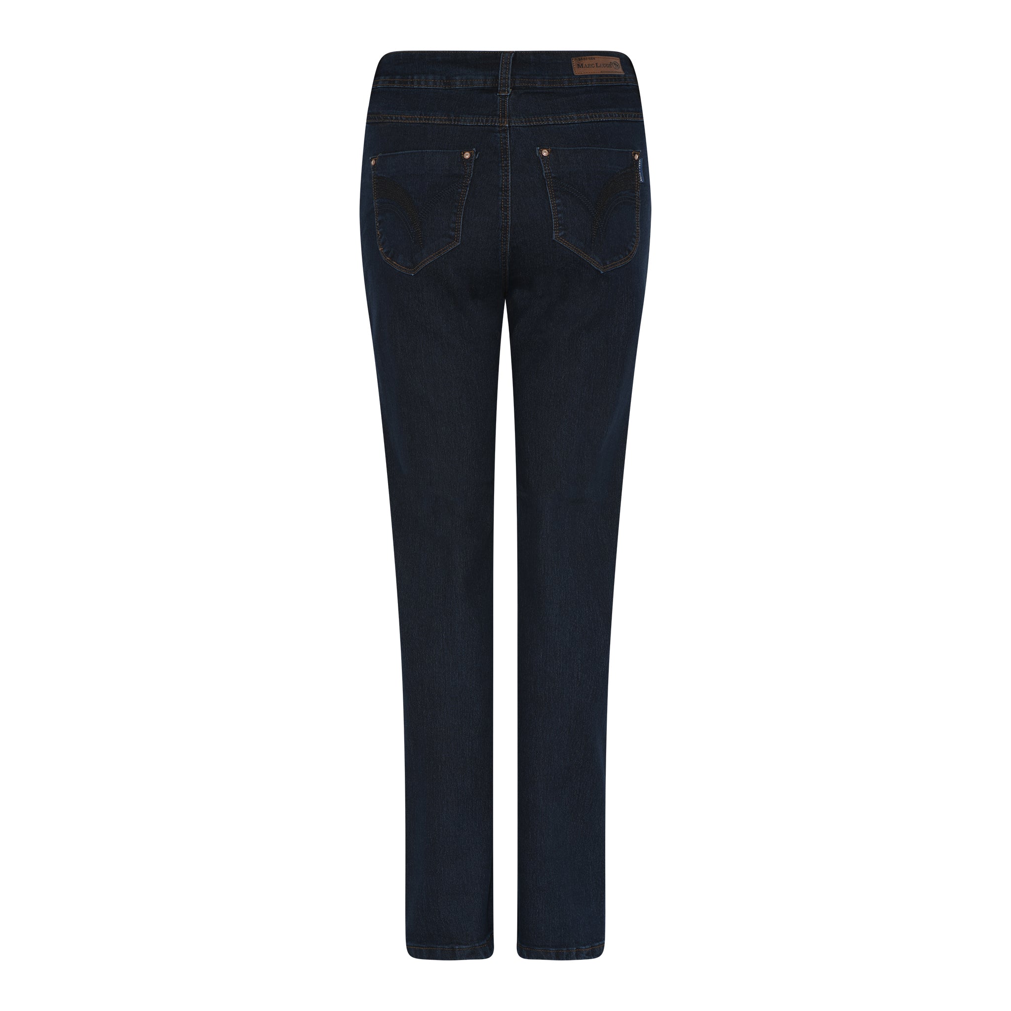 MARC LAUGE Luna Straight Leg Jeans DENIM/TWILL 99 DARK BLUE DENIM