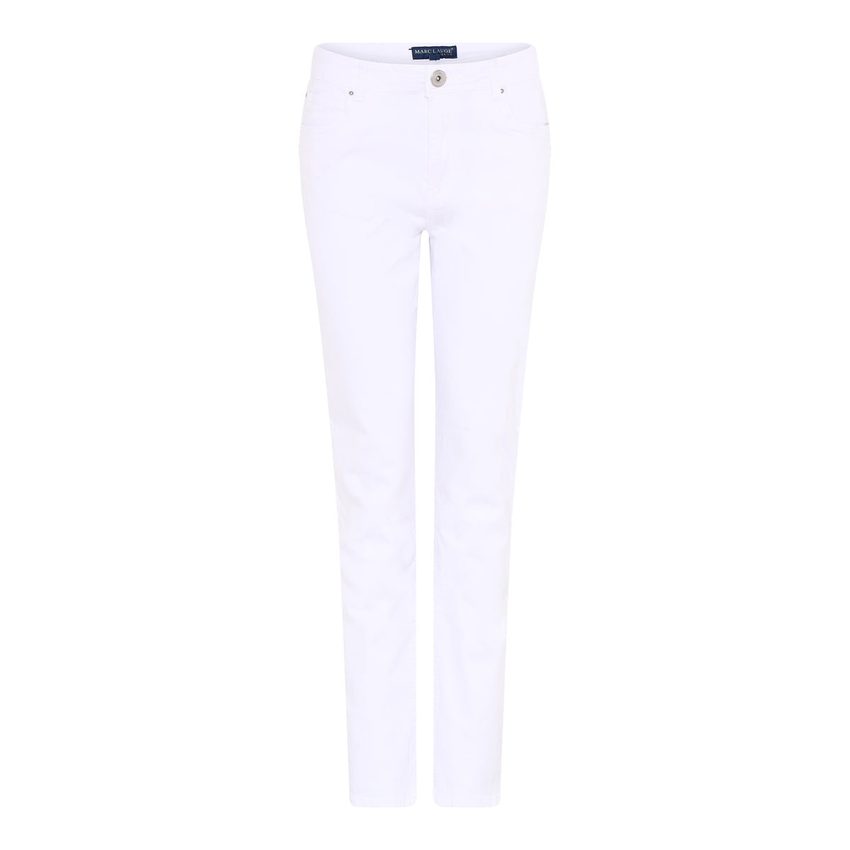MARC LAUGE Luna Straight Leg Twill Jeans DENIM/TWILL 10 WHITE