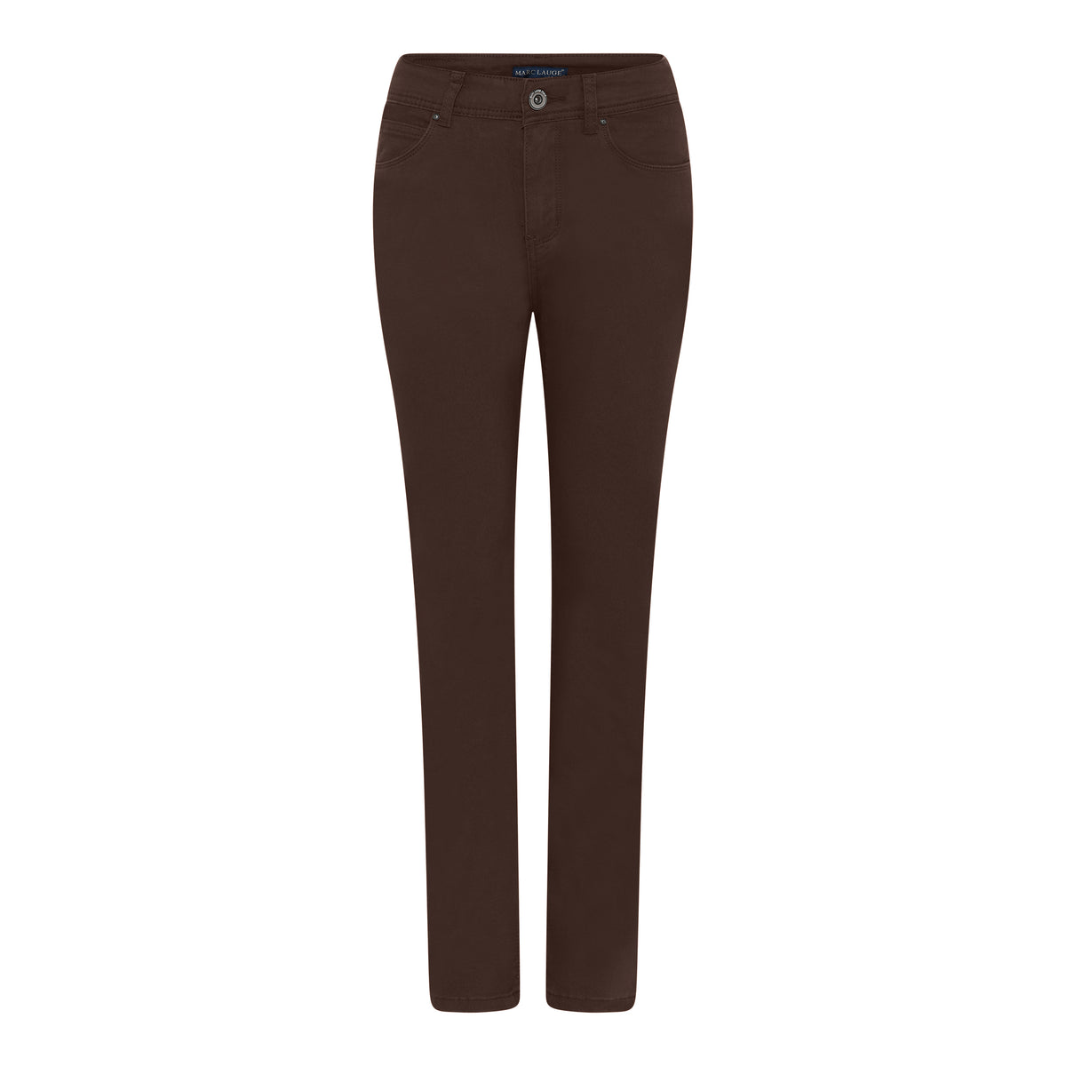 MARC LAUGE Luna Straight Leg Twill Jeans DENIM/TWILL 129 CHOCOLATE