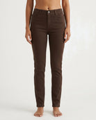 MARC LAUGE Luna Straight Leg Twill Jeans DENIM/TWILL 129 CHOCOLATE