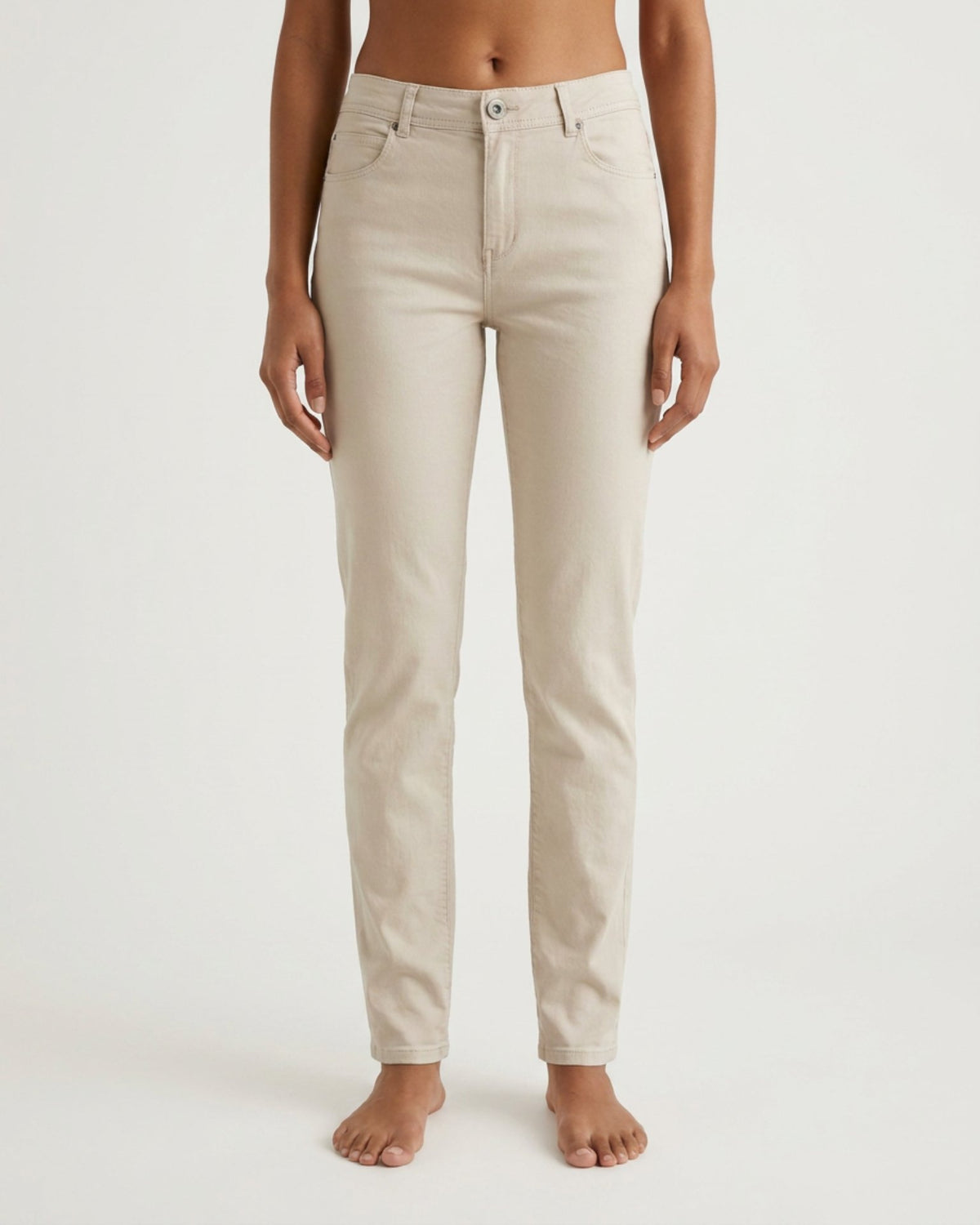 MARC LAUGE Luna Straight Leg Twill Jeans DENIM/TWILL 27 SAND