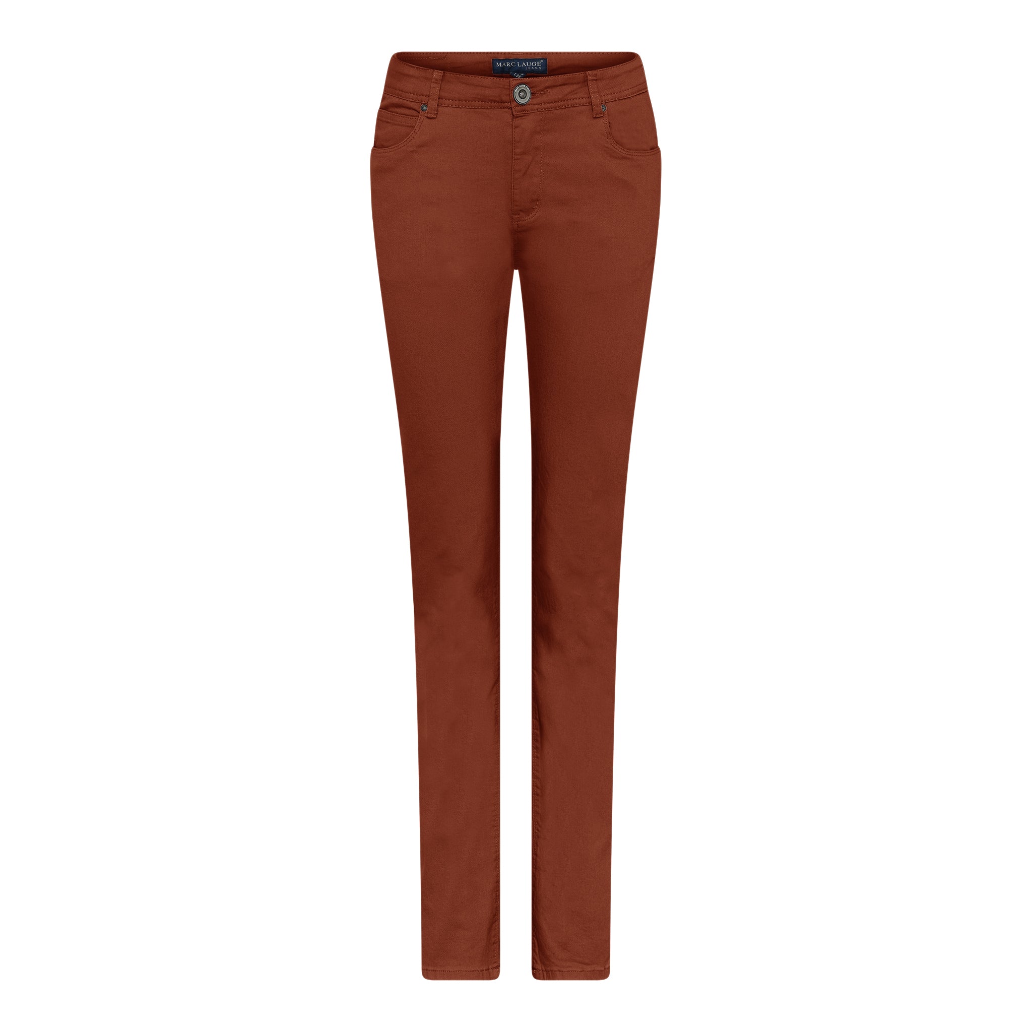 MARC LAUGE Luna Straight Leg Twill Jeans DENIM/TWILL 505 TERRACOTTA