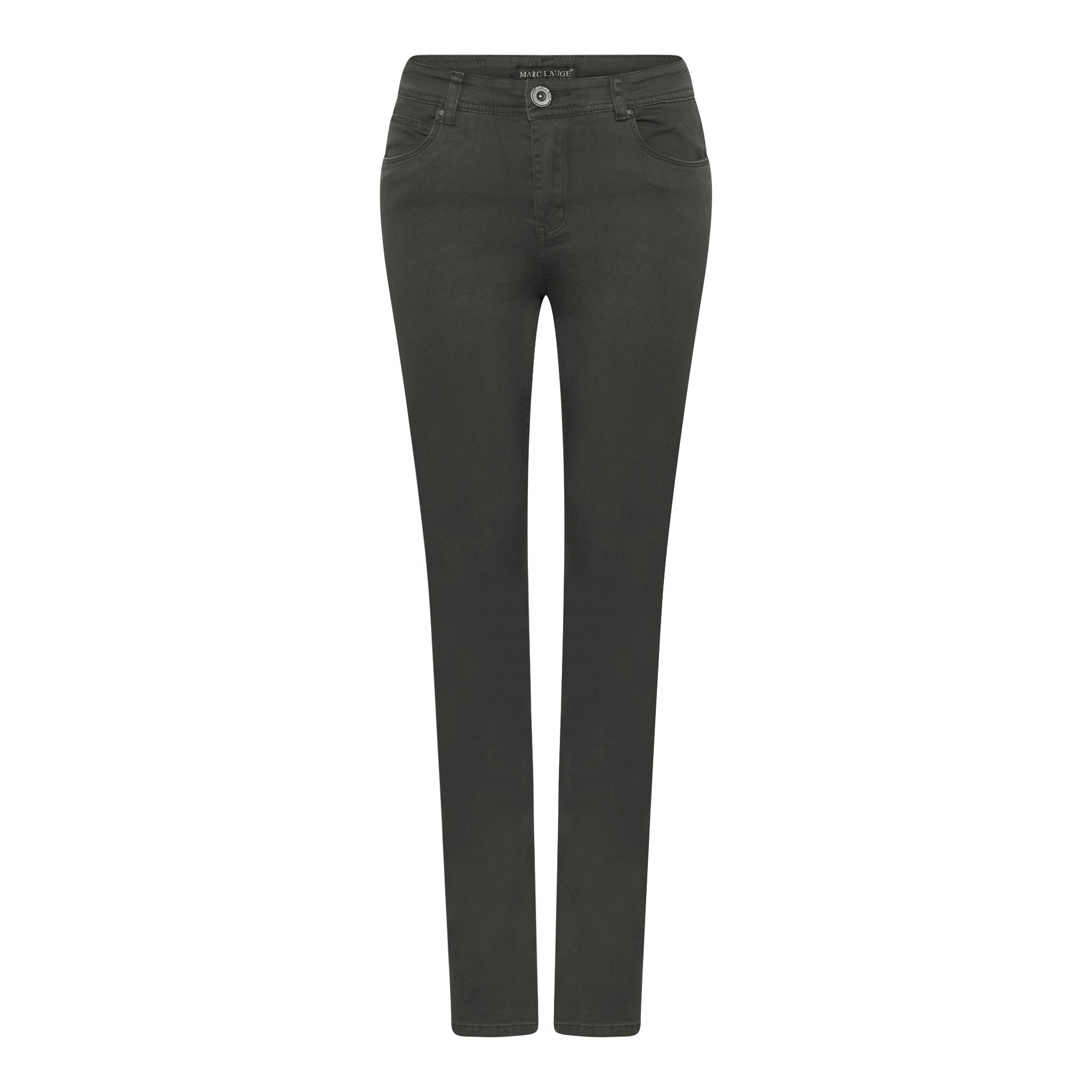 MARC LAUGE Luna Straight Leg Twill Jeans DENIM/TWILL 546 BOTTLE GREEN