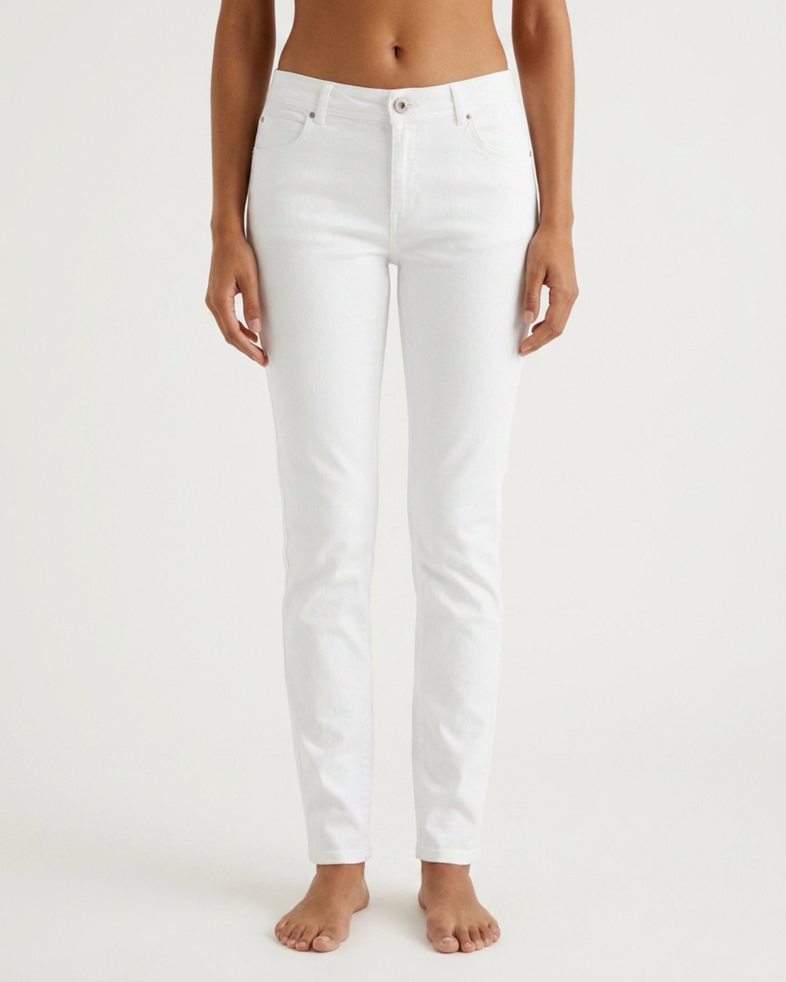 MARC LAUGE Luna Twill Jeans DENIM/TWILL 10 WHITE